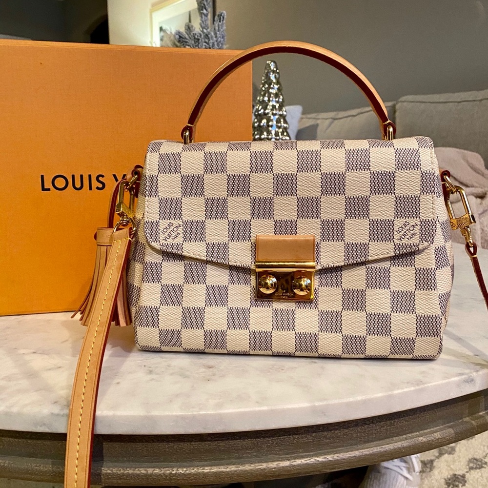 Louis Vuitton Damier Azure Croisette crossbody